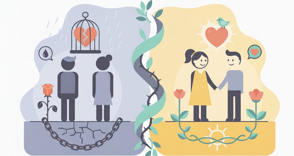 幸せな結婚と不幸せな結婚